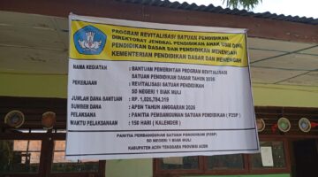 Revitalisasi SDN 1 Biak Muli Tahun Anggaran 2026 Bernilai Lebih dari Rp1 Miliar, Dugaan Penyimpangan Material Bekas Harus Diusut
